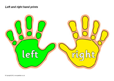 Left and right hand prints SB3090  SparkleBox