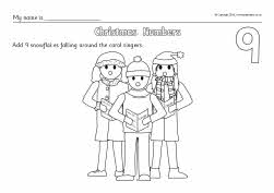 Christmas number worksheets (SB3531) - SparkleBox