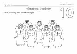 Christmas number worksheets (SB3531) - SparkleBox