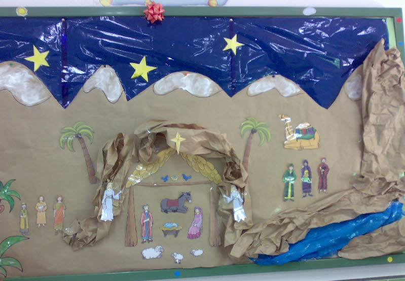 The Nativity classroom display photo Photo gallery SparkleBox