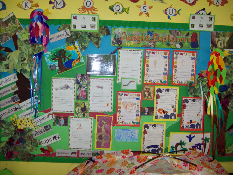 The jungle classroom display photo - Photo gallery - SparkleBox