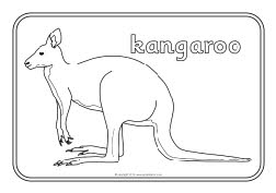 Australian animals colouring sheets (SB9002) - SparkleBox
