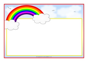 Rainbow Themed Class Targets and Rewards - SparkleBox