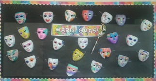 Mardi Gras Masks Display