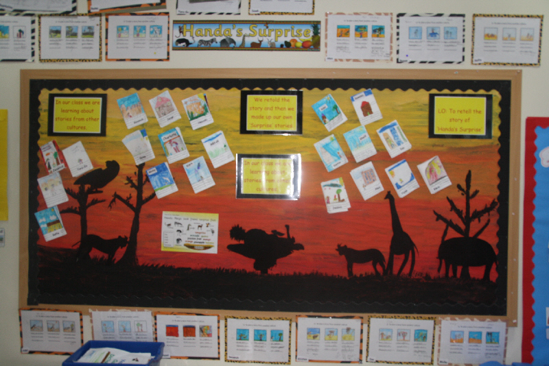 Stories from Africa - Handa’s Surprise classroom display photo - Photo