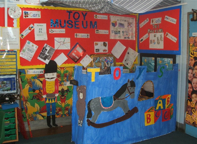 Toy museum roleplay area classroom display photo Photo gallery