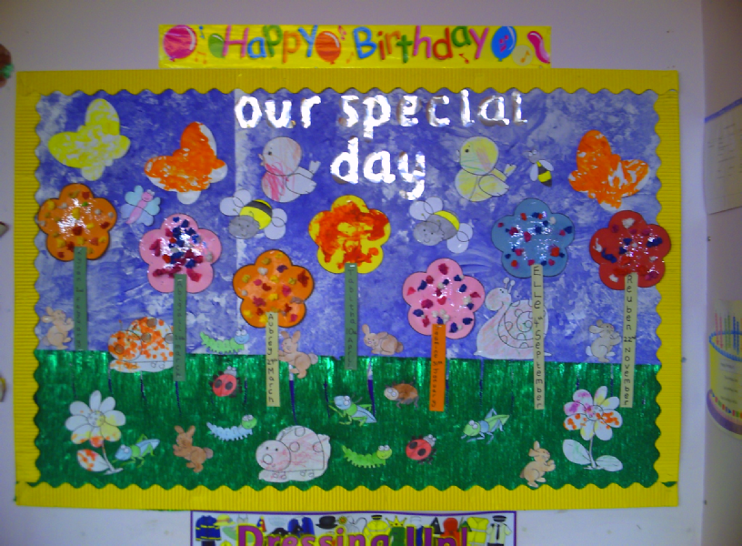 Birthday Board Classroom Display Photo SparkleBox