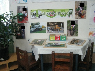 Recycle Display and Activity Area
