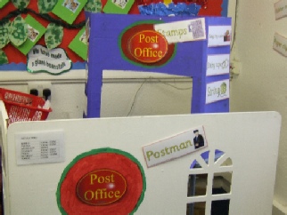 "Post Office Role-Play Area