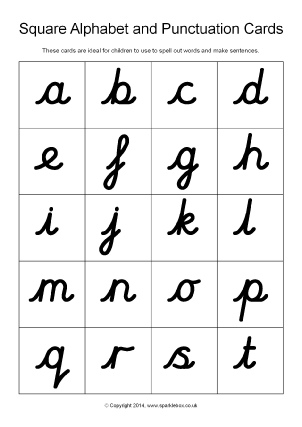 Printable Alphabet
