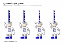 ‘Spaceman’ Finger Spacers