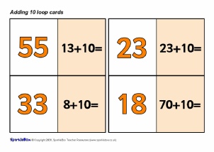 addition SparkleBox  School Activities and Games missing Primay Addition  number sparklebox