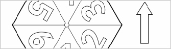 EYFS &amp; KS1 Cut-out templates, fans, dice, games spinners, counters ...
