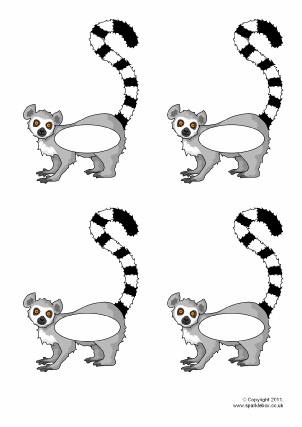 Lemur-Themed Classroom Printables - SparkleBox
