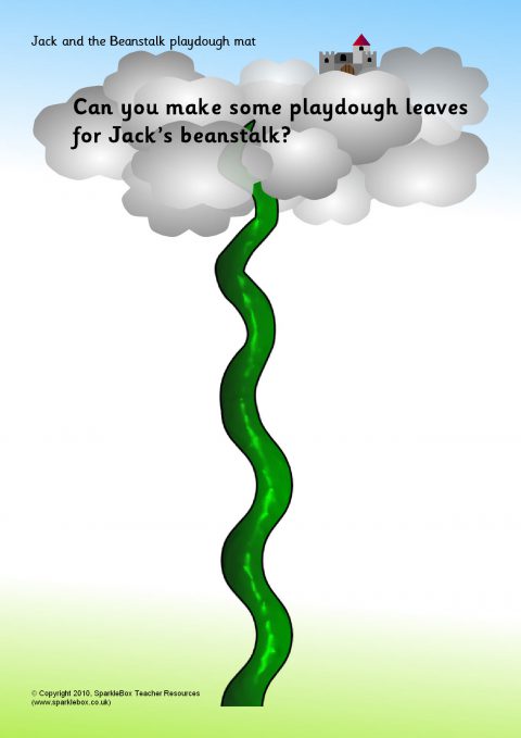 Jack and the Beanstalk Playdough Mats (SB1233) - SparkleBox