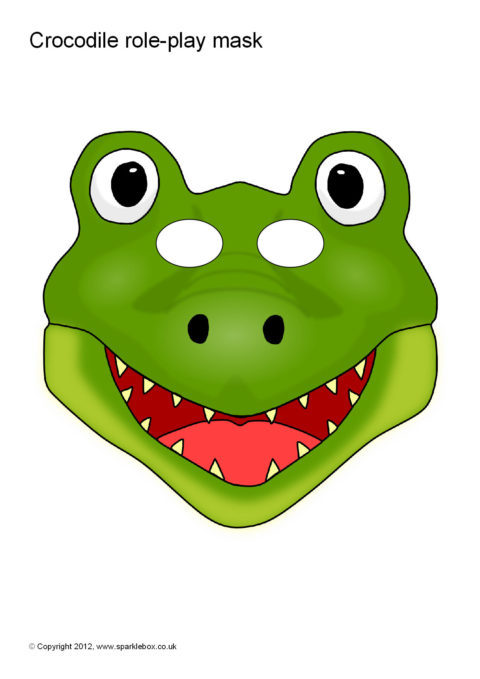 Crocodile Role-Play Masks (SB1488) - SparkleBox