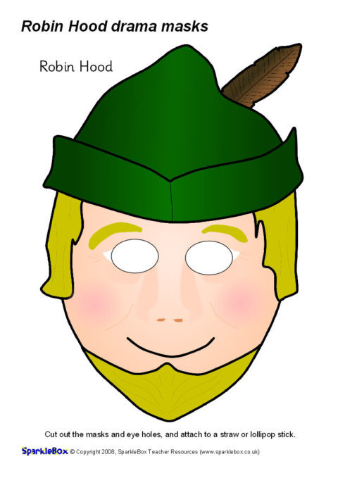 Robin Hood Role-Play Masks (SB6502) - SparkleBox