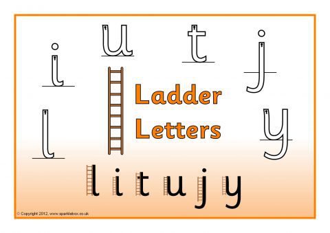 Image result for ladder letters