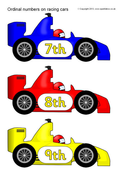 ordinal-numbers-on-racing-cars-sb243-sparklebox