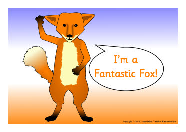 Fox-themed target sheets (SB2651) - SparkleBox