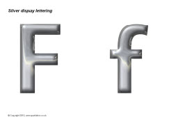 Silver display lettering (SB3085) - SparkleBox