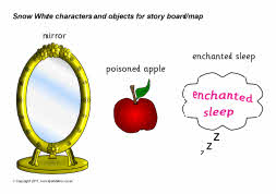 Snow White story cut-outs (SB3651) - SparkleBox