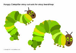 Hungry Caterpillar story cut-outs (SB4078) - SparkleBox