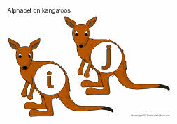 Alphabet on kangaroos (SB4374) - SparkleBox