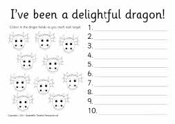 Dragon-themed target sheets (SB4595) - SparkleBox