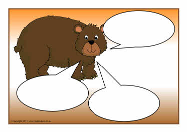 Bear-themed editable target board posters (SB4615) - SparkleBox