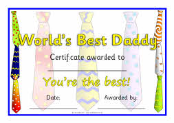 Father’s Day certificates (SB4934) - SparkleBox