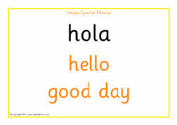 Spanish word and phrase posters (SB6114) - SparkleBox