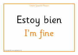 Spanish word and phrase posters (SB6114) - SparkleBox