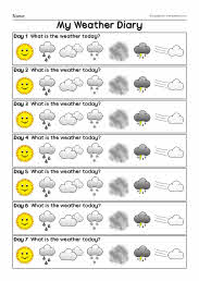 7 day weather diary set (SB6112) - SparkleBox