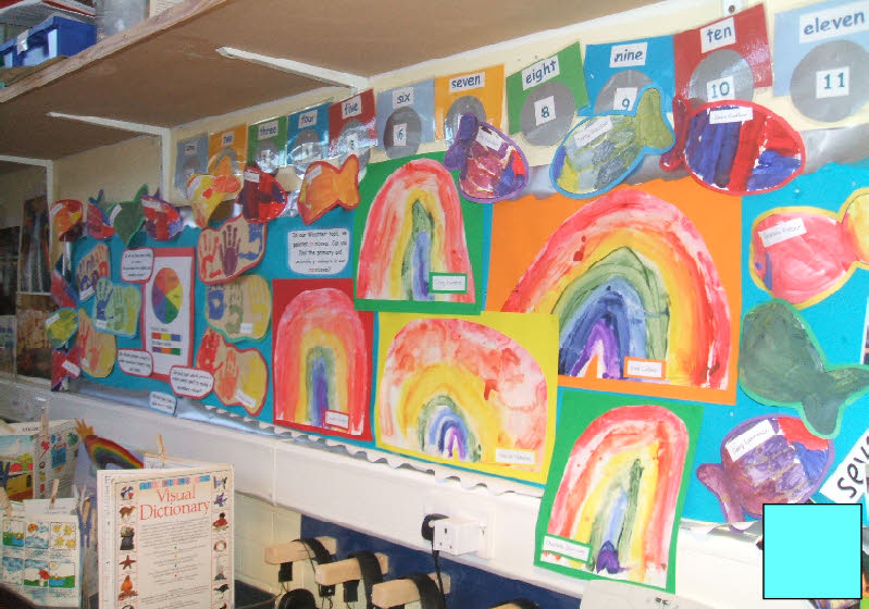 Colours display classroom display photo Photo gallery SparkleBox