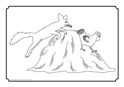 Rosie’s Walk colouring sheets (SB7800) - SparkleBox