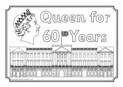 Diamond Jubilee colouring sheets (SB7833) - SparkleBox