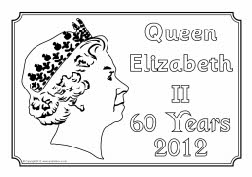 Diamond Jubilee colouring sheets (SB7833) - SparkleBox