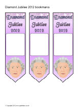 Diamond Jubilee bookmarks (SB8024) - SparkleBox