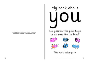 My book about ‘you’ (SB8096) - SparkleBox