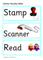 Library role-play pack (SB581) - SparkleBox