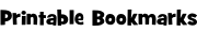 Printable Bookmarks