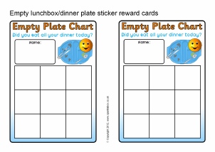 Eating Dinner Reward Chart