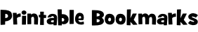 Printable Bookmarks