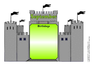 Birthday Castle Chart