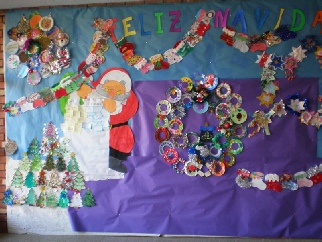 Christmas School Entrance