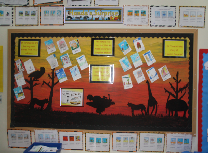 Stories from Africa Handa’s Surprise Classroom Display Photo SparkleBox