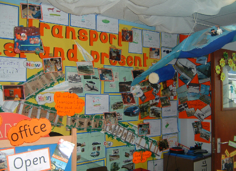 Transport past and present classroom display photo - Photo gallery ...