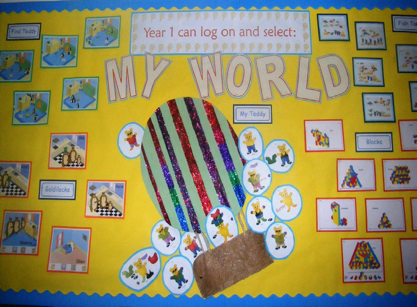 My World (ICT) Classroom Display Photo SparkleBox