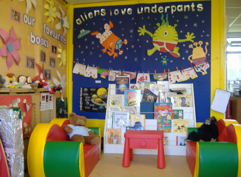Classroom Book Area Photo SparkleBox